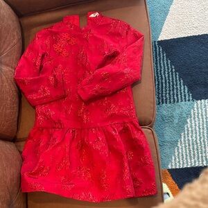 H&M Red Floral Kids Dress